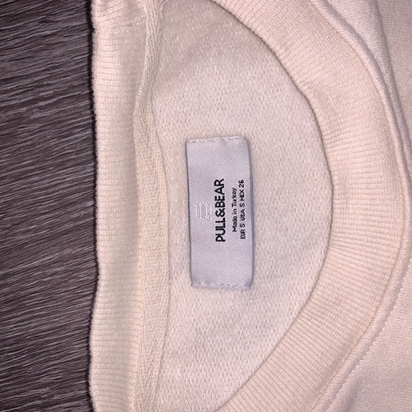 Pull & Bear cropped crewneck sweatshirt S - Picture 13 of 13